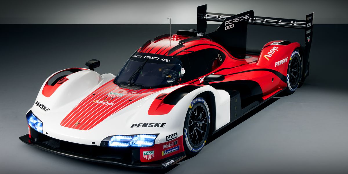 View Photos of Porsche Penske Motorsport's 963 LMDh Prototype