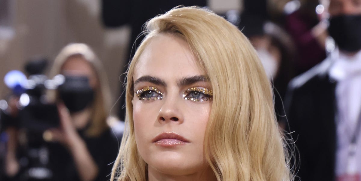 Cara Delevingne Attended the Met Gala Topless and Painted in Gold 77 Cara Delevingne Attended the Met Gala Topless and Painted in Gold