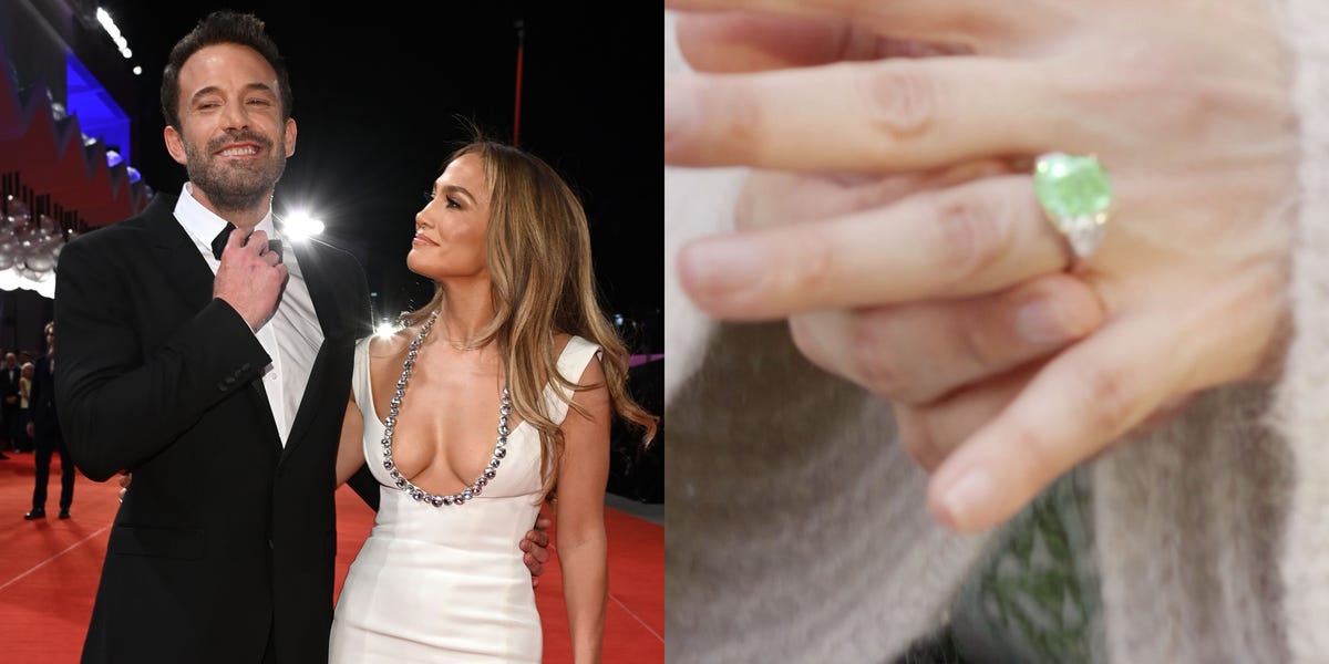 Ben Affleck Really Outdid Himself With Jennifer Lopez's Green Diamond Engagement Ring 87 Ben Affleck Really Outdid Himself With Jennifer Lopez's Green Diamond Engagement Ring