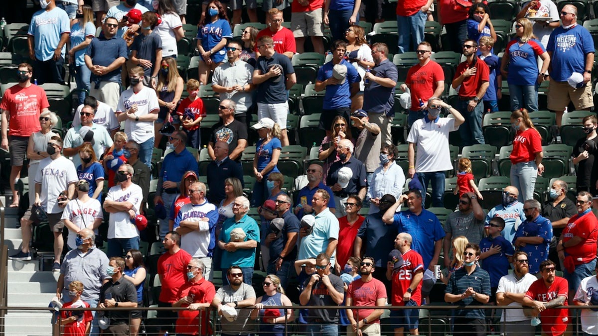 MLB Fans Pack Texas Rangers' Stadium, What Social Distancing?!