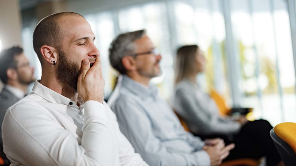39 Percent of Employees Have Fallen Asleep During a Meeting 39 39 Percent of Employees Have Fallen Asleep During a Meeting