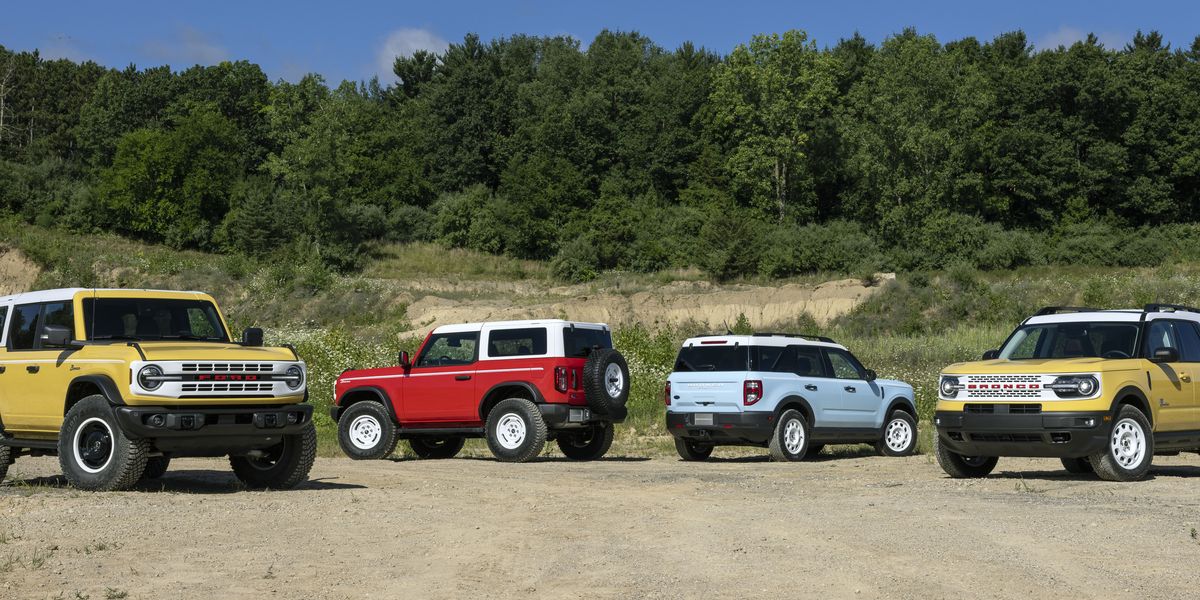 Ford Bronco Fans, Prepare to Love '60s-Throwback Heritage Editions