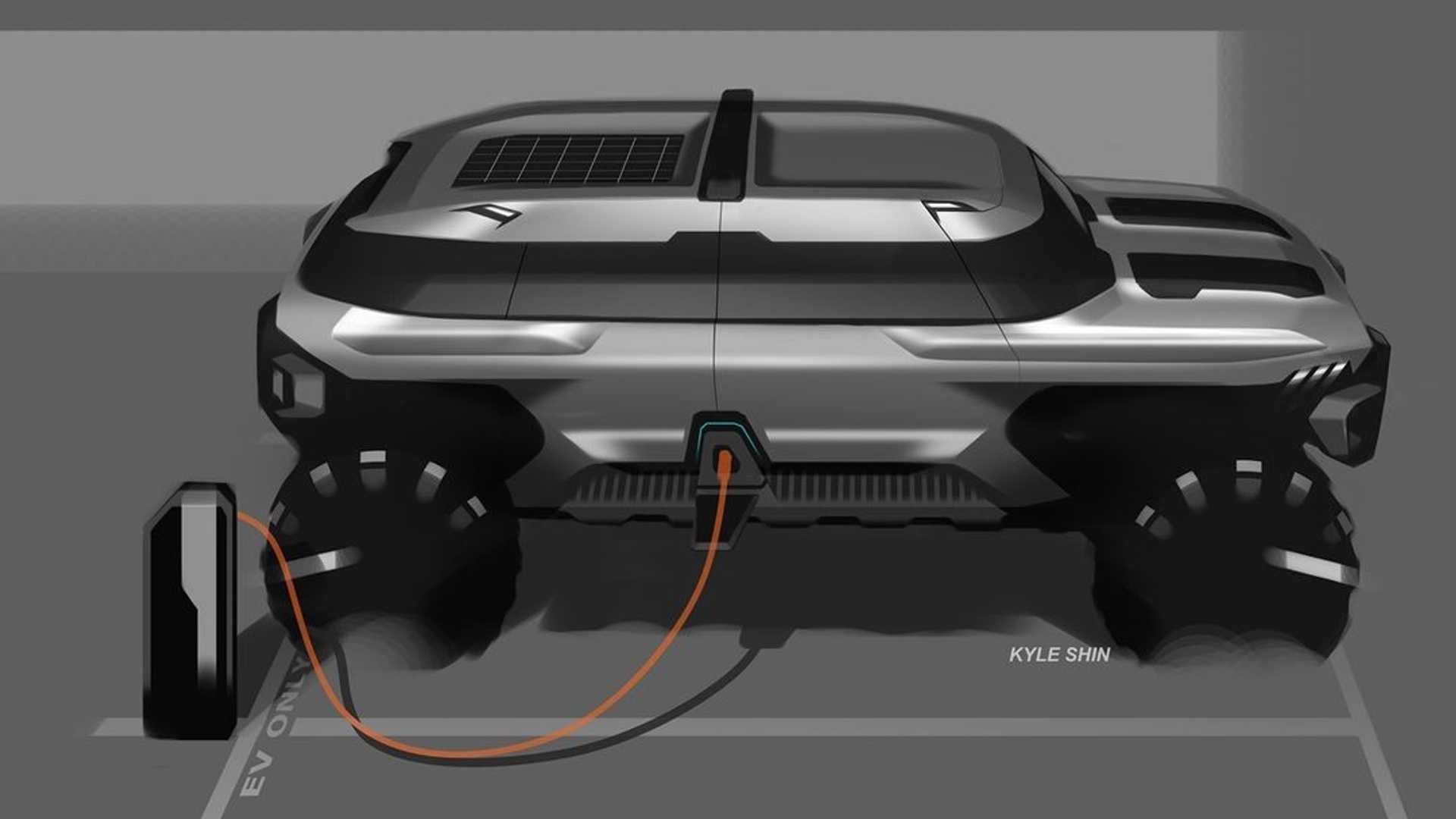 GM Design Shows Off Rendering For EV Off-Roader