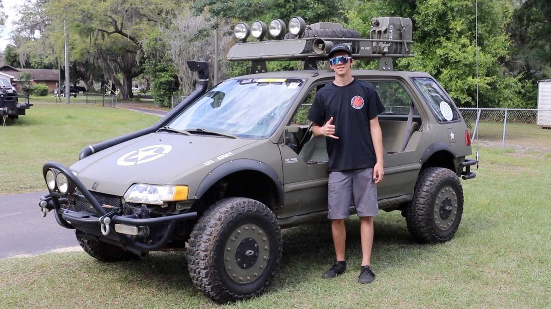 Honda Civic 'War Wagon' With 30-Inch Tires Is Not Your Usual Build