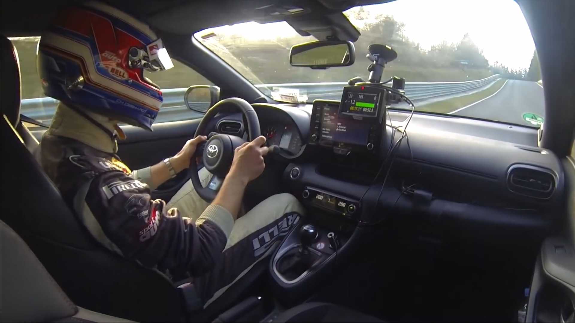 Watch Toyota GR Yaris Set A Respectable Nurburgring Lap Time