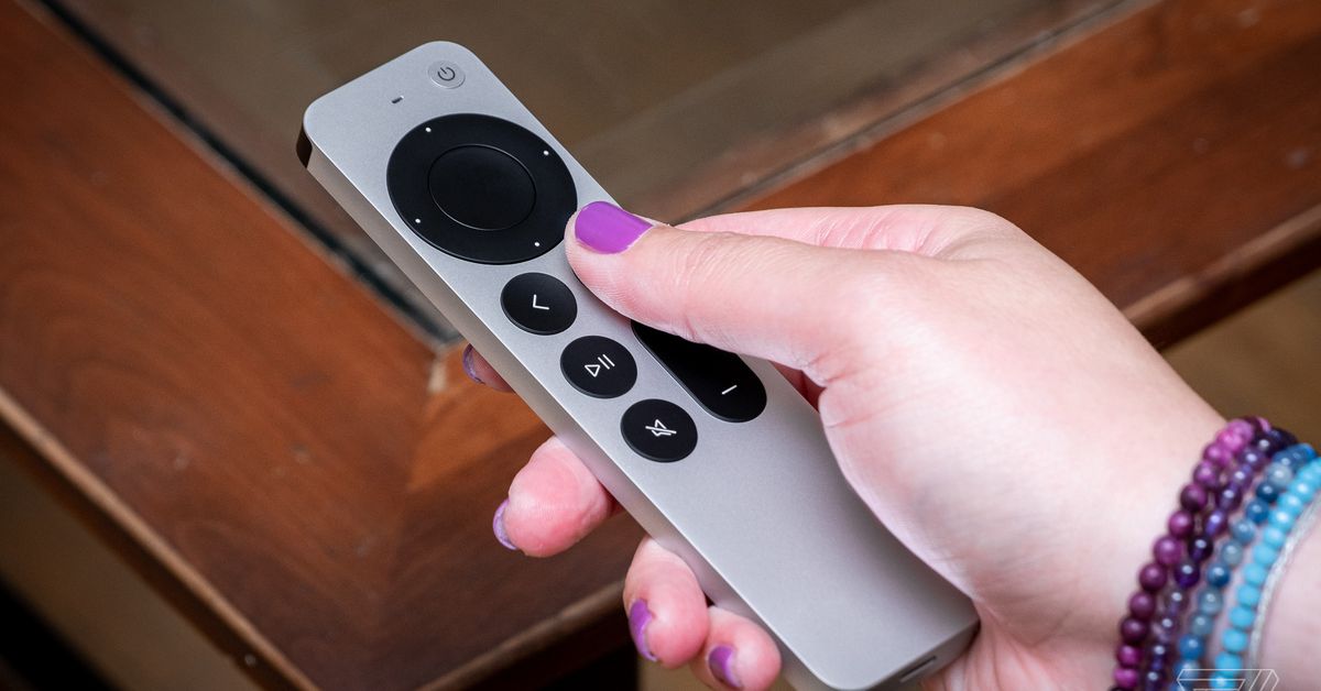 Of course repairing the new Apple TV remote is harder than simply unscrewing it