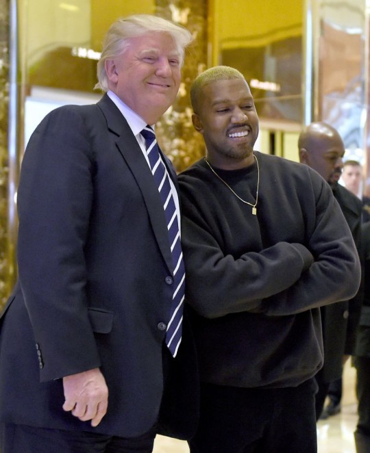 Kanye West and Donald Trump