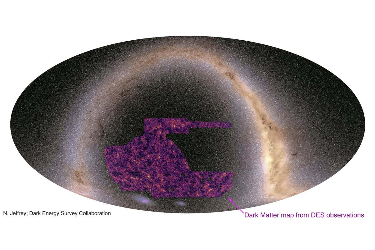 Astronomers have created the largest ever map of dark matter