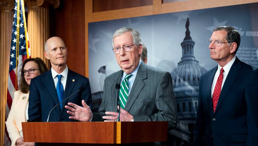 Dow Jones Rebounds; McConnell Blocks Debt Move, Democrats Do This; Elon Musk Talks Bitcoin