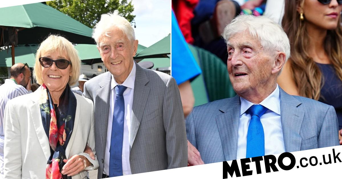 Sir Michael Parkinson in good spirits at Wimbledon as he makes rare outing 88 Sir Michael Parkinson in good spirits at Wimbledon as he makes rare outing