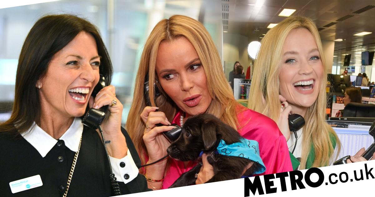 Amanda Holden, Davina McCall, Laura Whitmore lead stars at charity event