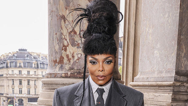 Janet Jackson, 56, Rocks Wild Hairstyle For Thom Brown Show At PFW: Photos 38 Janet Jackson, 56, Rocks Wild Hairstyle For Thom Brown Show At PFW: Photos