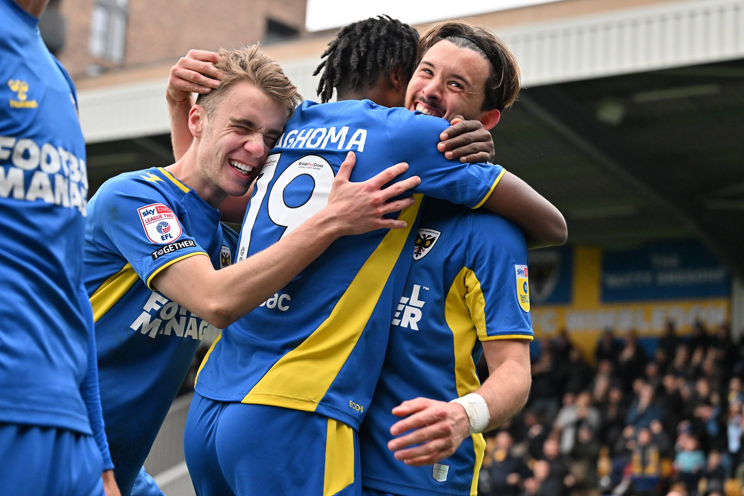Dons intent on ‘clawing’ back teams above them in League Two – as win over Grimsby leaves them just outside play-offs